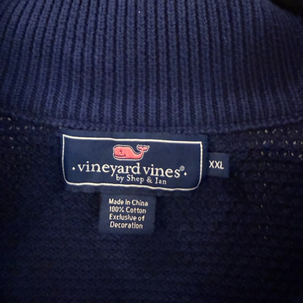 Vineyard Vines 3/4 Zip Sweater - Picture 5 of 6